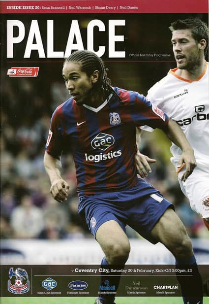 Crystal Palace FC v Coventry City FC